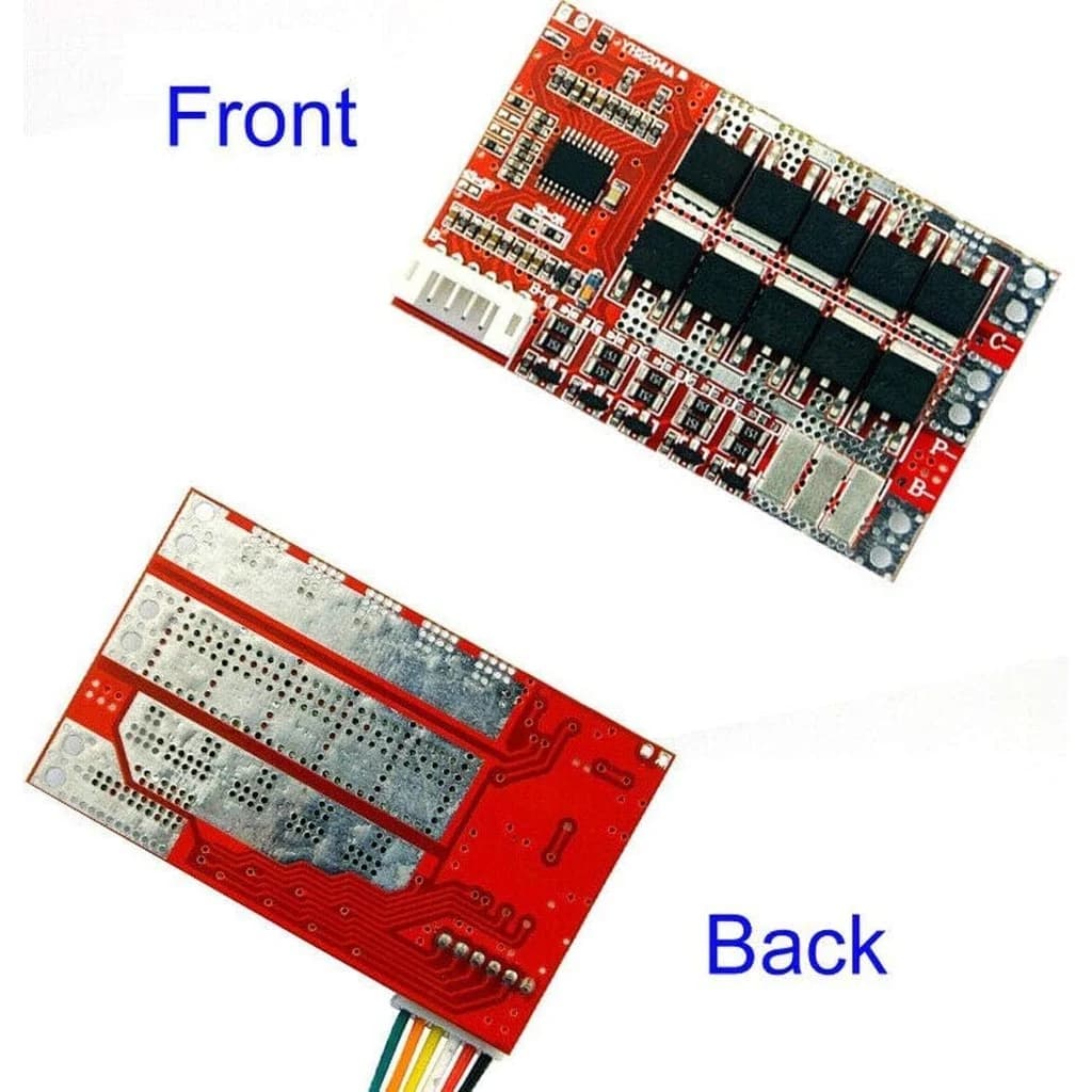 دائرة حماية بطارية ليثيوم 5S 50A 18650 Lithium Battery Protection Board 3.7V With Balance Function GXHA0159-002 | Lithium Battery Protection Board