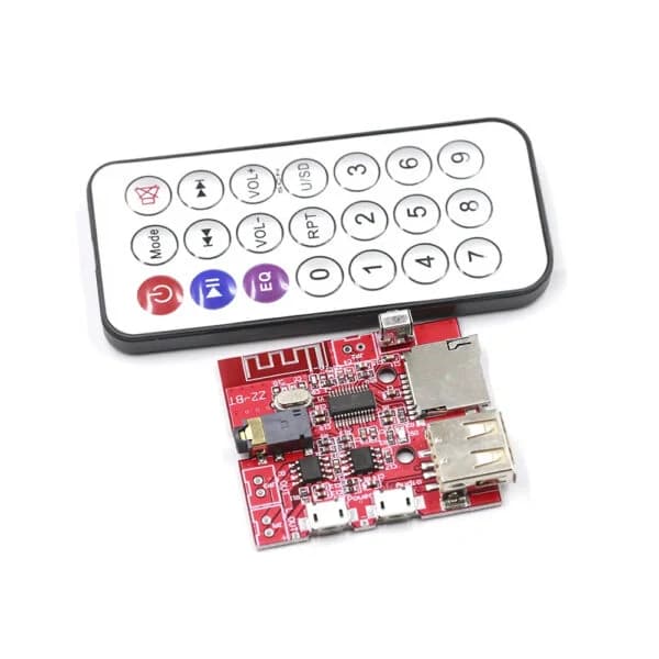 وحدة فك تشفير MP3 بلوتوث مع ريموت تدعم USB-TF | Bluetooth Decoding Module