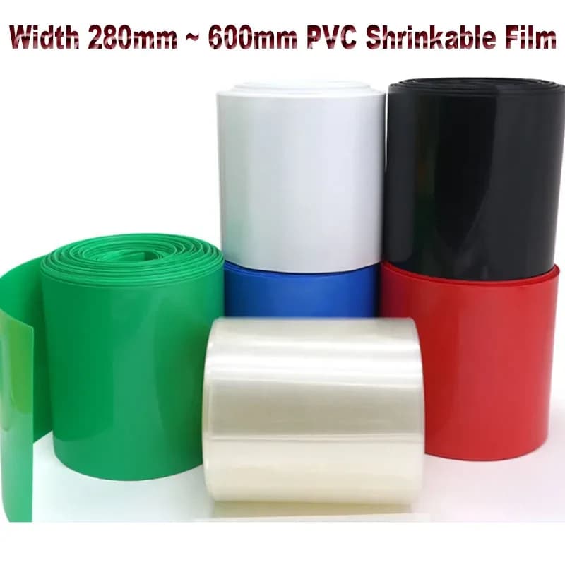 أنبوب انكماش حراري PVC قياس 600مم بطول 1 متر PVC Heat Shrink Tube 600mm 1Meter | Heat Shrink Tube