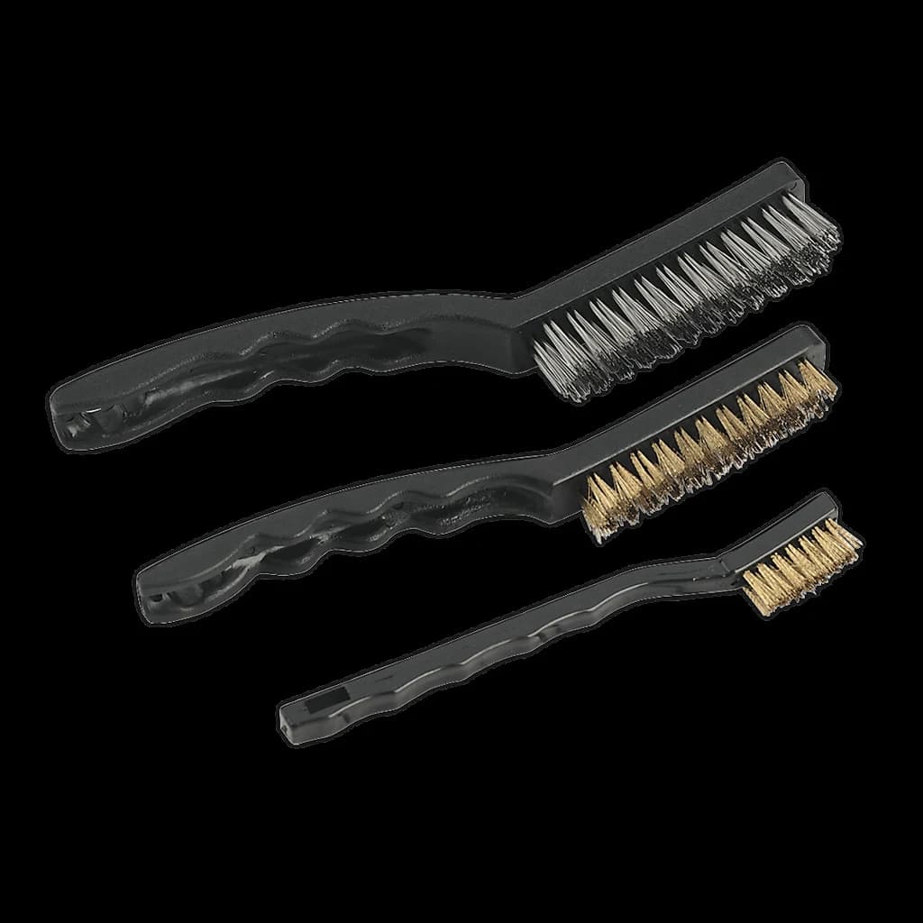 طقم فرشاة سلك 3pc wire brush Set | Wire Brush Set