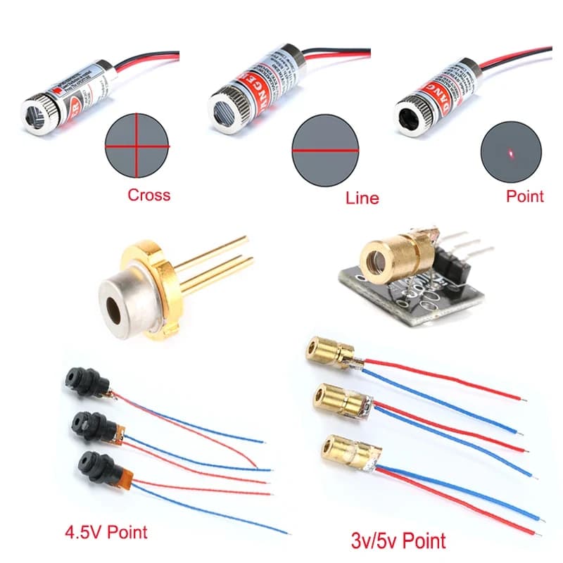 ليزر نقطة حمراء PCB Red Point Laser Shape | Laser Diode Module