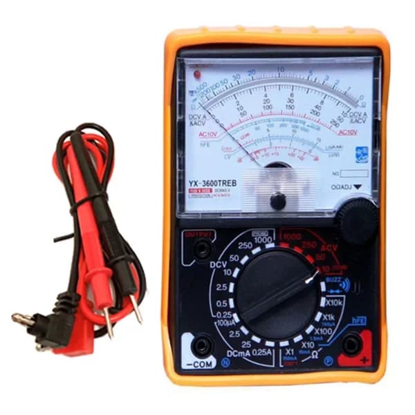 مقياس متعدد تناظري لقياس المقاومة والجهد والترانزستور والدايود YX-3600 | Analog Multimeter YX-3600