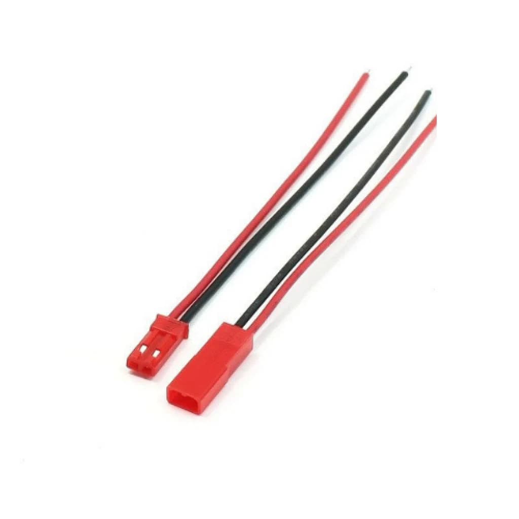 كيبل توصيل 2 دبوس 3 ملم ذكر إلى أنثى بطول 10 سم | Connector Cable