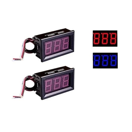 فولتمتر دي سي 4.5 فولت إلى 30.0 فولت 0.56 انش سلكين فقط للقياس 030518HO | DC 4.5V-30.0V Voltmeter