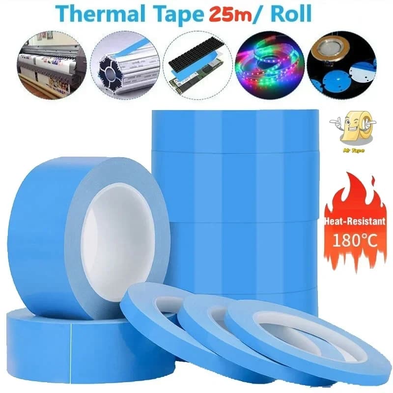 شريط لاصق حراري مزدوج لتبديد الحرارة 25M 40mm 0.2MM | Thermal Conductive Tape
