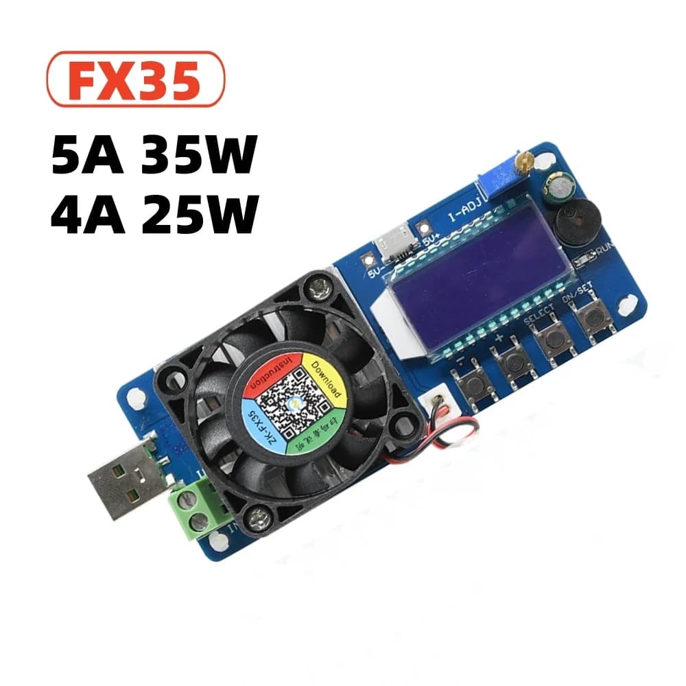 فحص سعة البطارية FX35 35 واط F35 Battery Capacity Tester | Battery Capacity Tester