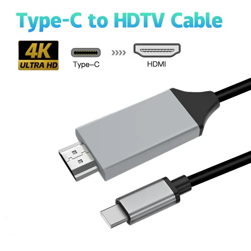 كابل محول USB C إلى HDMI 4K 3.1 | Video Converter Cable