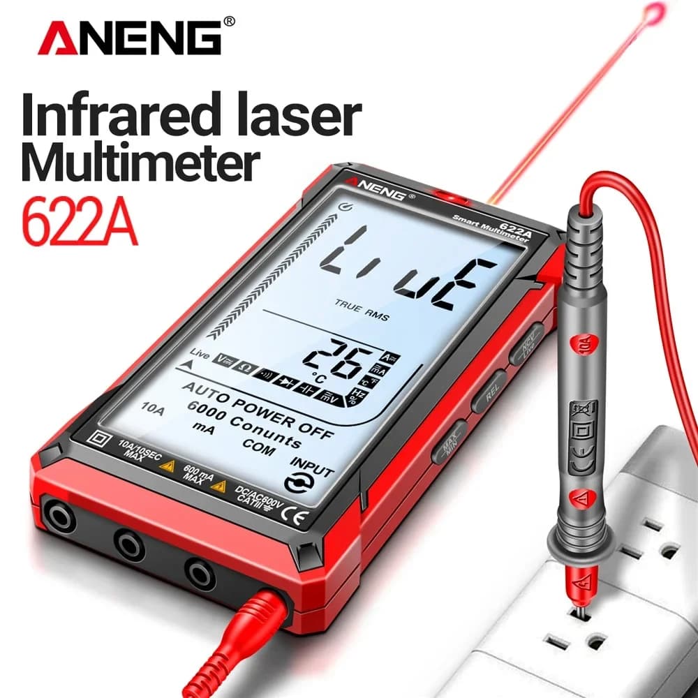 مقياس متعدد رقمي ذكي ANENG 622A | Digital Multimeter