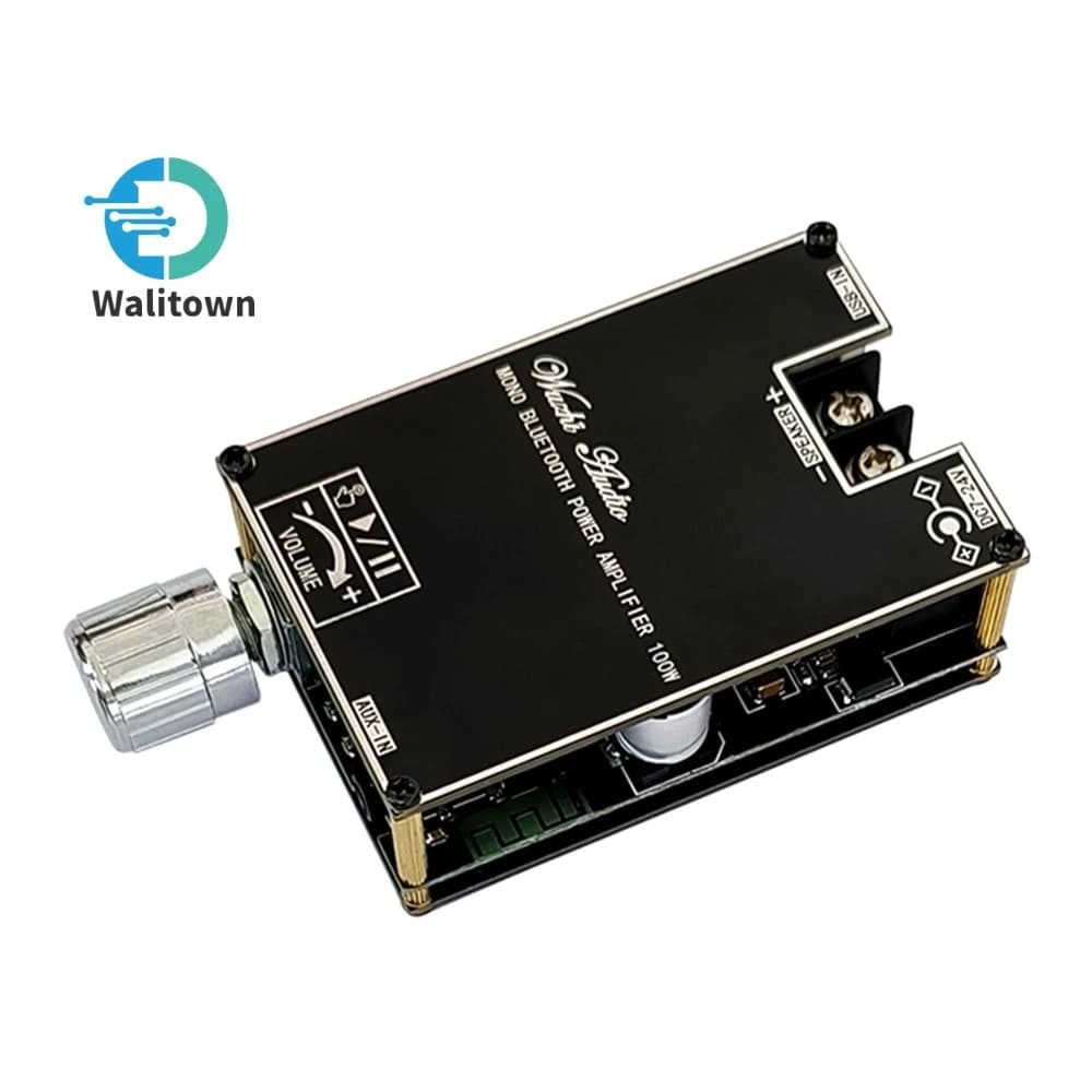 لوحة مكبر صوت رقمي أحادية القناة ZK-1001B TPA3116 100W DC 7V 24V | Mono Audio Amplifier Board
