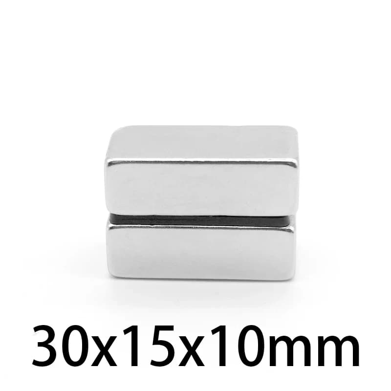 مغناطيس نيوديميوم 30X15X10mm Neodymium Magnet N35 NdFeB | Neodymium Magnet