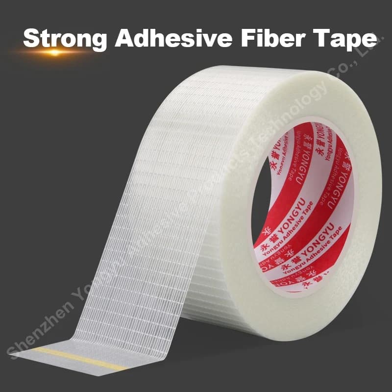 شريط ألياف زجاجية قوي شبكي أحادي الجانب 50 ملم × 50 متر | Glass Fiber Tape