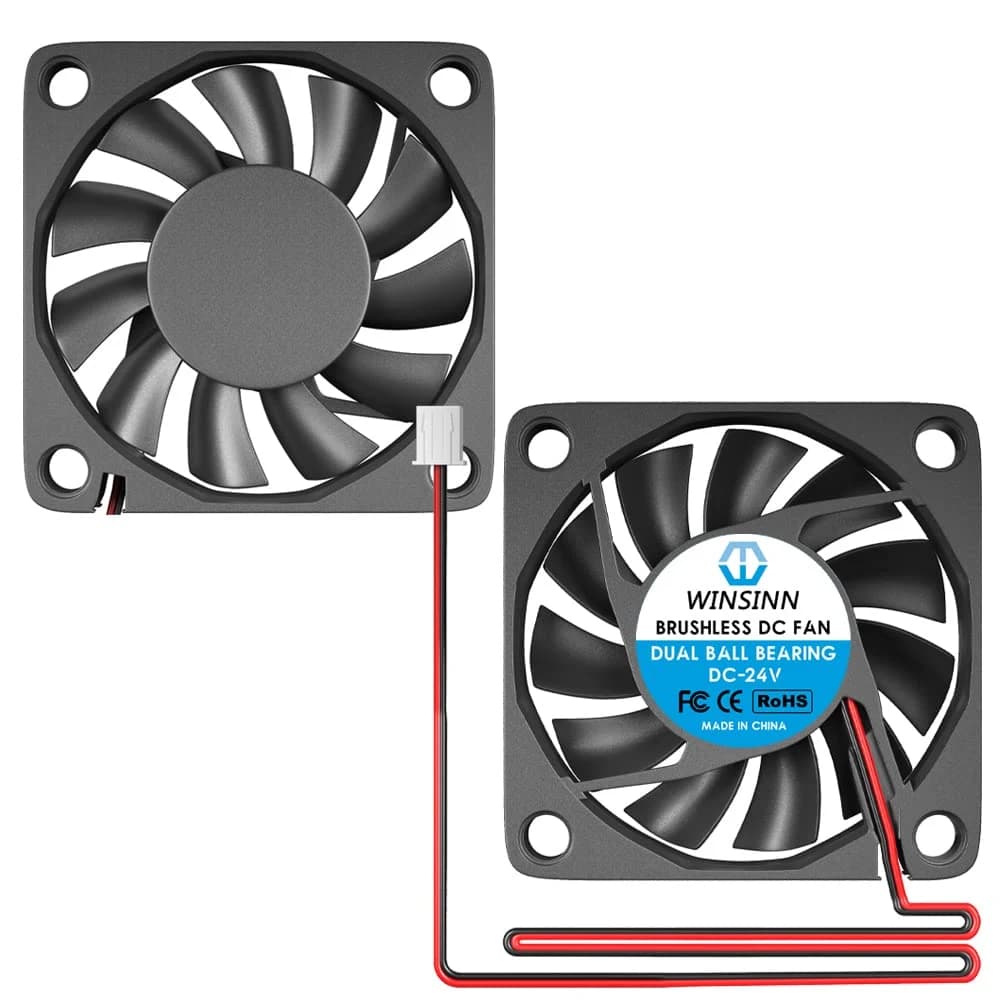مروحة تبريد بدون براشات 2 طرف 6010 Cooling Fan Brushless Motor 2PIN 6010 | DC Cooling Fan