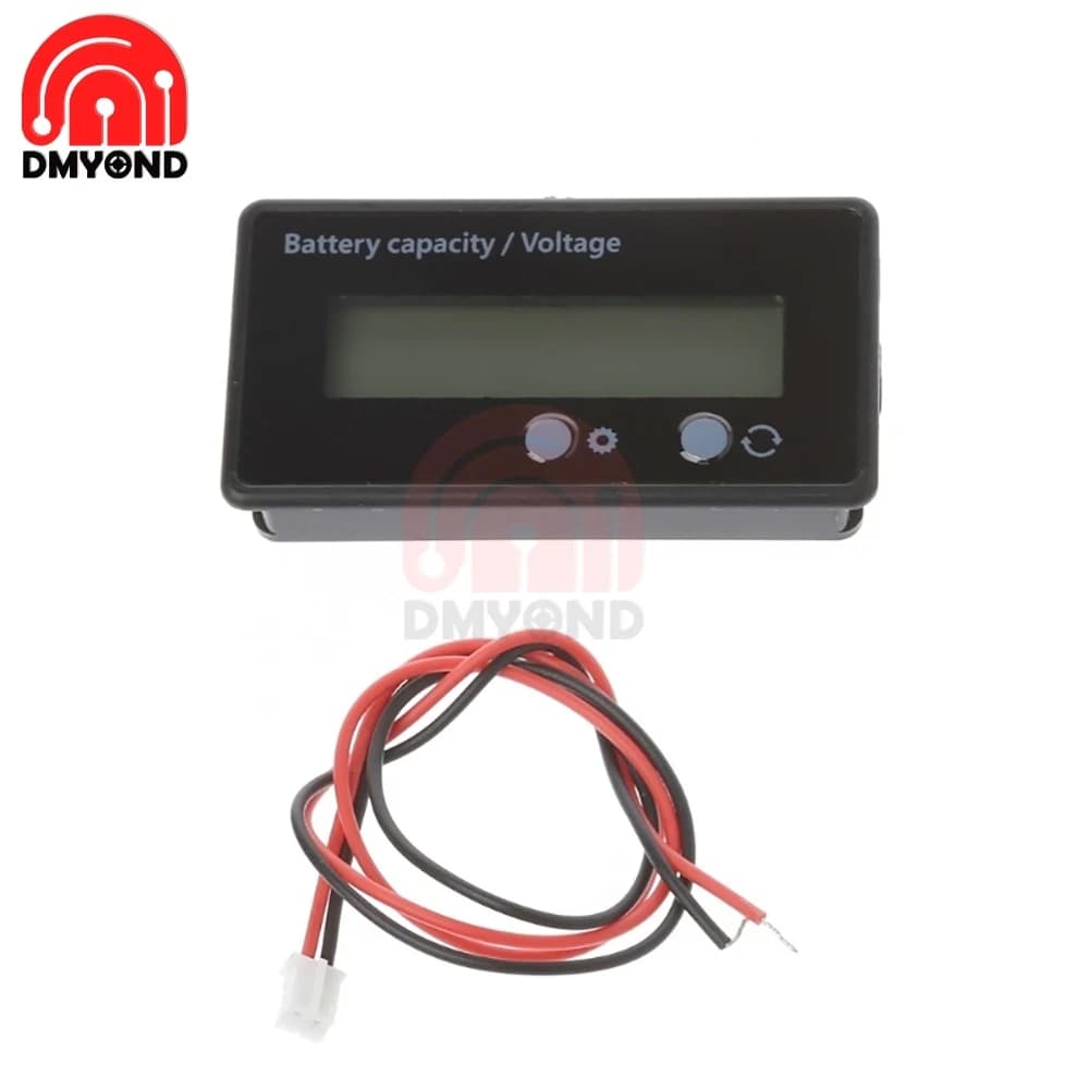 مؤشر جهد رقمي ذكي لفحص سعة البطارية DC 7V-100V KBAB0021 | Digital Voltage & Battery Capacity Indicator