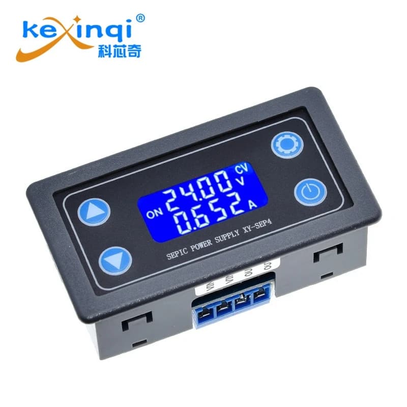 وحدة تنظيم جهد كهربائي قابلة للتعديل للرفع والخفض | Adjustable Step-Up Down Power Supply Module
