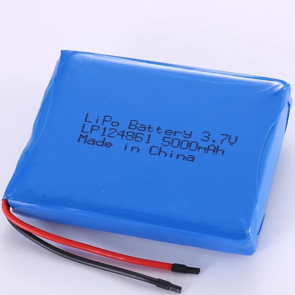 بطارية ليثيوم بوليمر 5000mAh 3.7V | Lithium Polymer Battery