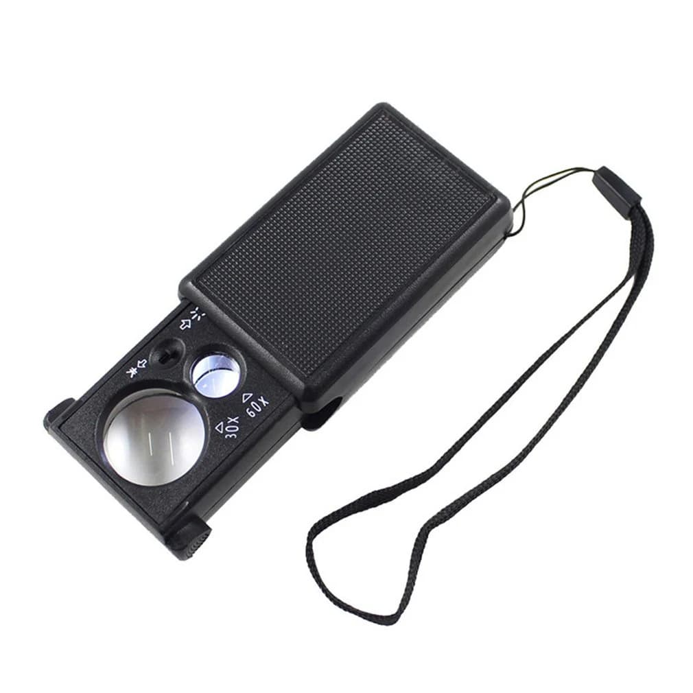 عدسة مكبرة للجيب بتصميم سحب 30X 60X X-JL0017A | Pocket Magnifier