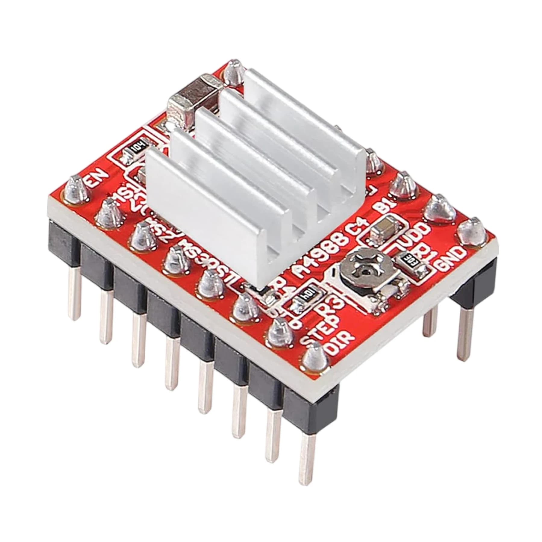 مشغل محرك A4988 R Stepper Motor Driver With Heat sink #S9 070024 | Motor Driver