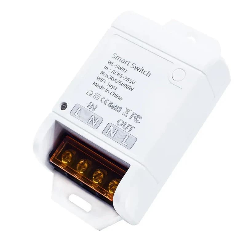 Tuya مفتاح ذكي واي فاي عالي القدرة 30A | WiFi Smart Switch