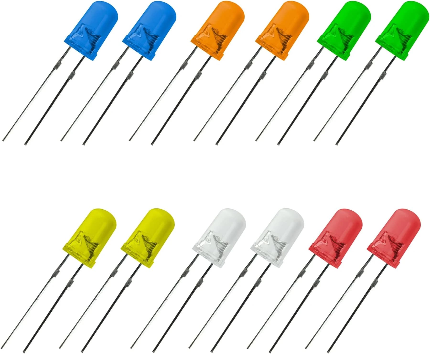دايود ضوئي LED مقاس 5mm عدد 10 | LED Diode