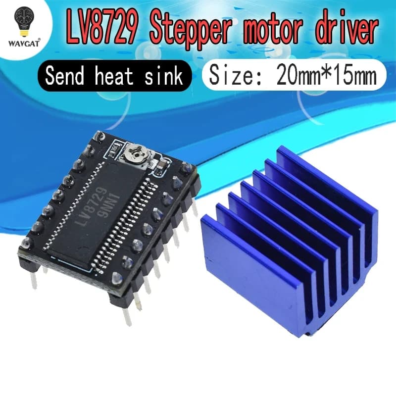 مشغل محرك ستيبر LV8729 بطبقة مزدوجة فائقة الهدوء #S9 | Stepper Motor Driver