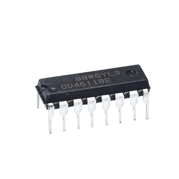 مفكك تشفير CD4511BE BCD to 7 Segment Decoder | Decoder IC