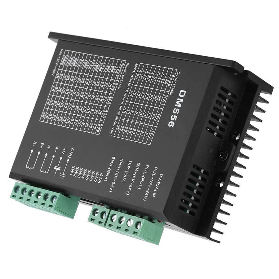 محرك ستيبر DM556 2‑phase Stepper Motor Driver 42-57 Stepping Motor Driver 24V‑50V DC | Stepper Motor Driver