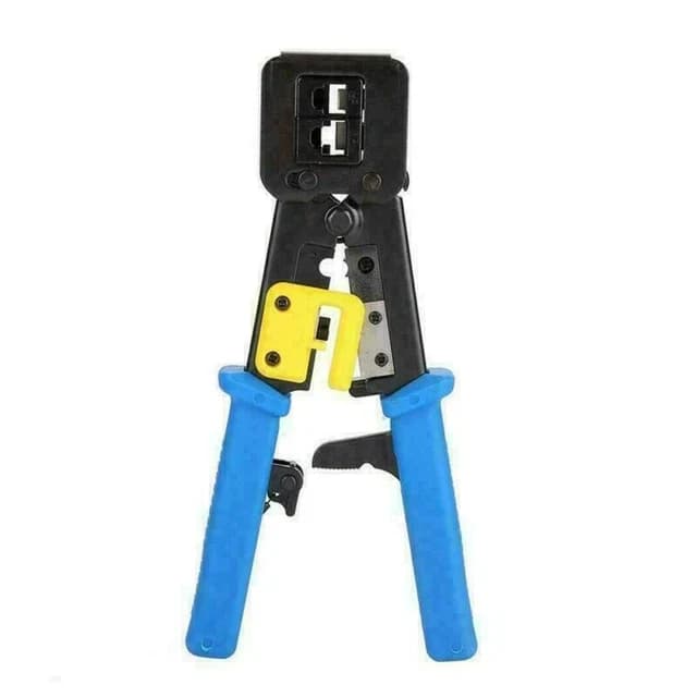 قداحة كابلات شبكة RJ45 EZ احترافية لكيبلات Cat 5e و Cat 6 و RJ11 و RJ12 | Crimping Tool