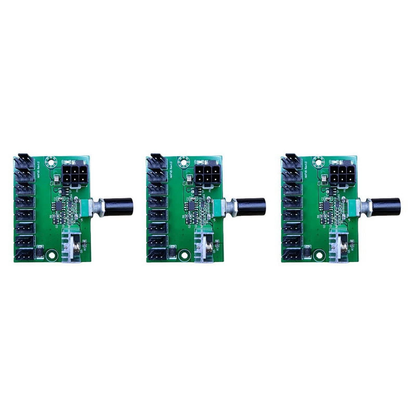 منظم سرعة مراوح DC 12V 8-Channel Fan Speed Controller X-#U8 JL0193D | Fan Speed Controller