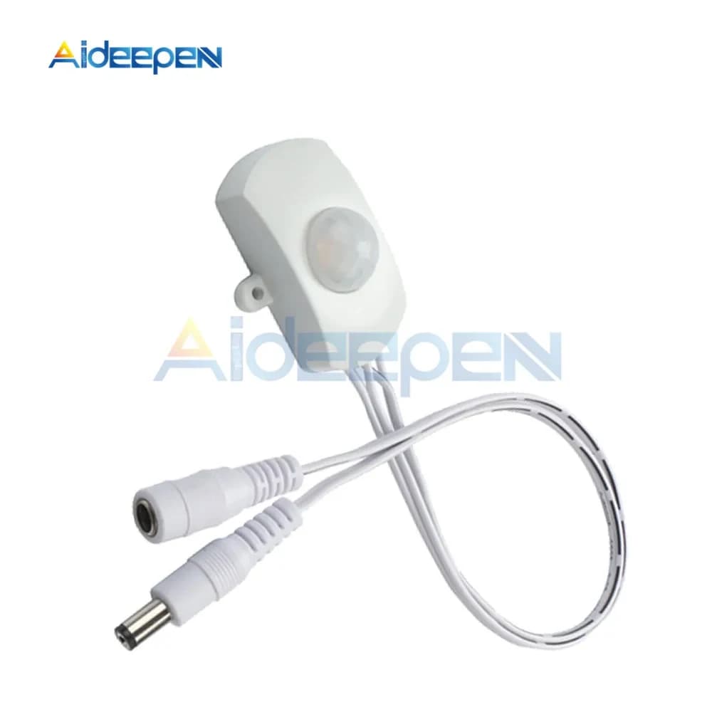 مفتاح مستشعر حركة دي سي 12 فولت 24 فولت 5 أمبير بي اي ار صغير للأشعة تحت الحمراء | PIR Motion Sensor Switch Module