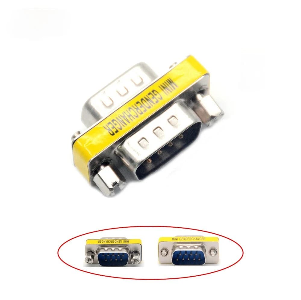 محول موصلات DB9 D-Sub 9pin ذكر إلى ذكر L11 Y-JL0020A | D-Sub Connector Adapter