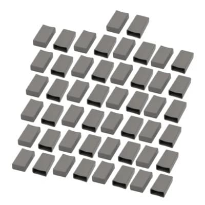 مجموعة 500 غطاء و 500 وسادة سيليكون 500 Cap and 500 Silicone Pad for Transistor-Mosfet-Diode-IC TO-220 | Transistor Mosfet Diode IC Thermal Pad Kit