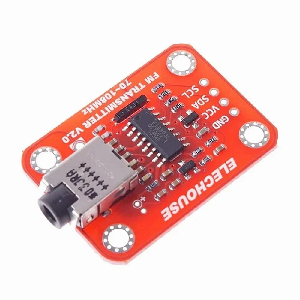 مكون إلكتروني مرسل راديو إف إم لأردوينو #S7 | FM Radio Transmitter Module