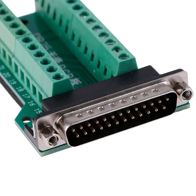 لوحة توصيل طرفية D-SUB بمنفذ DB25 أنثى 25 بن GYEP0120-002 | DB25 Female 25Pin Breakout Board