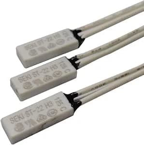 قاطع حراري Thermal Cut Off ST-22 SEKI Heat Protector Normally Closed 5A 250V | Thermal Cut Off Heat Protector