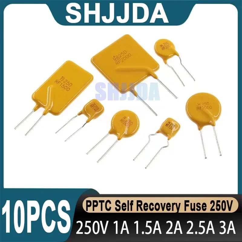 فيوز اعادة ضبط PPTC 250V 1.5A | PPTC Resettable Fuse