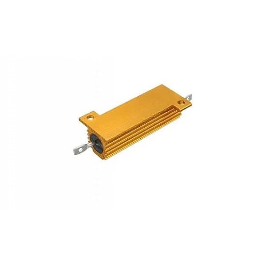 مقاومة غلاف ألومنيوم 2 أوم 50 واط X52683 | Aluminum Shell Resistor