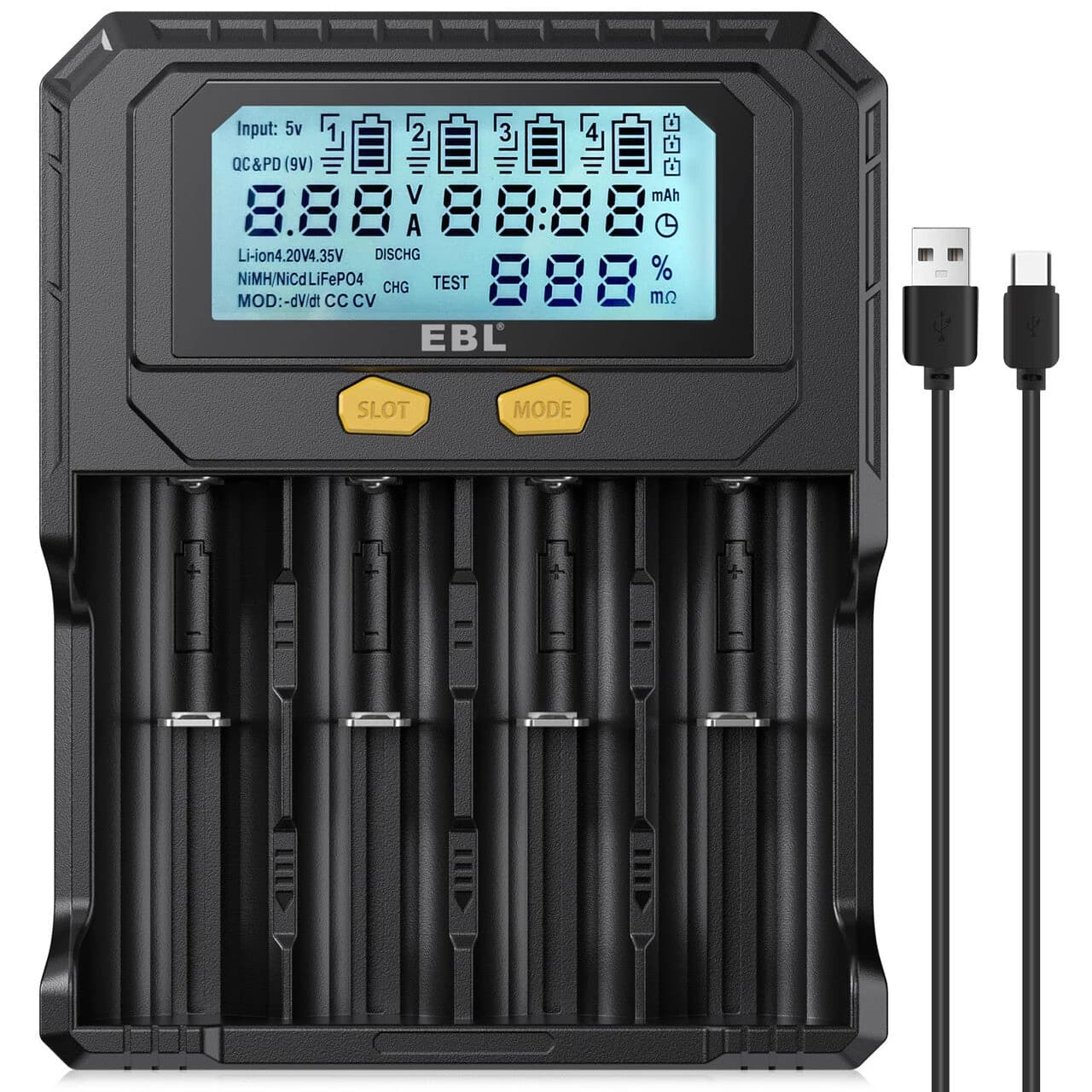 شاحن بطاريات ليثيوم 18650 Lithium Battery Charger 012711 | Lithium Battery Charger