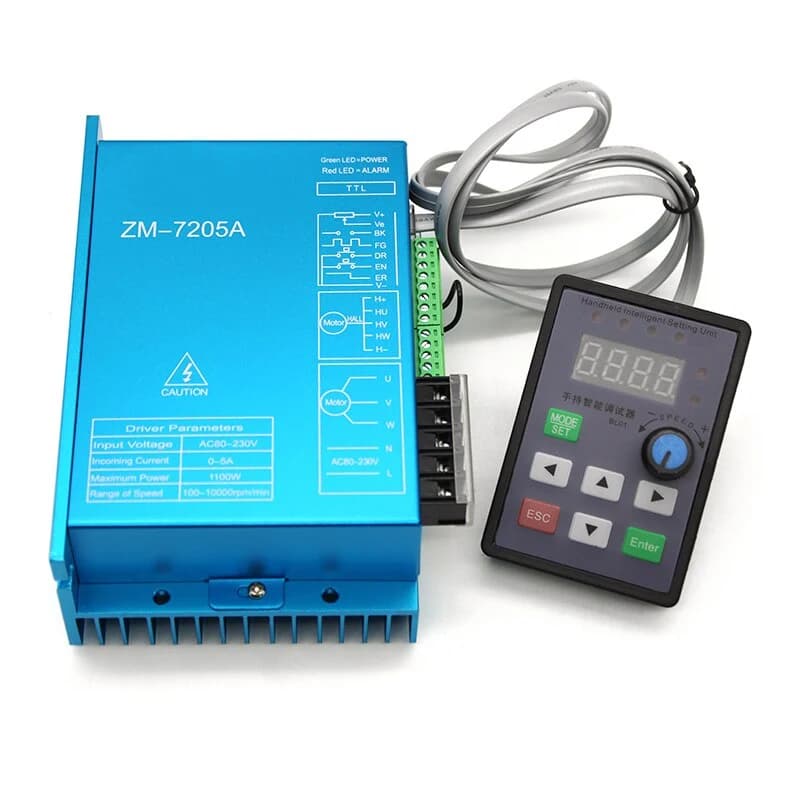 متحكم محرك بدون فرش ZM-7205A 310V High Voltage High Power DC Brushless Motor Driver 220V AC Max 5A 1100W BLDC | BLDC Motor Driver