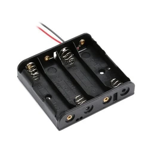 حامل بطاريات لـ 4 بطاريات قلم AA | 4xAA Battery Holder