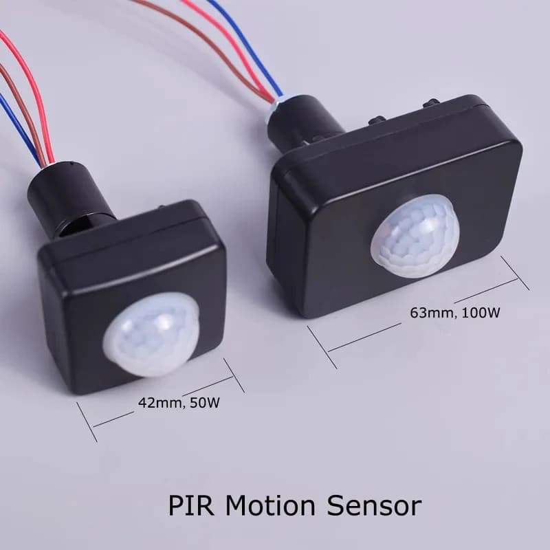 حساس حركة AC85-265V Motion Sensor Switch Automatic Infrared PIR Sensor 180° Rotating Waterproof Outdoor Light Switch XB0058-02 | PIR Motion Sensor