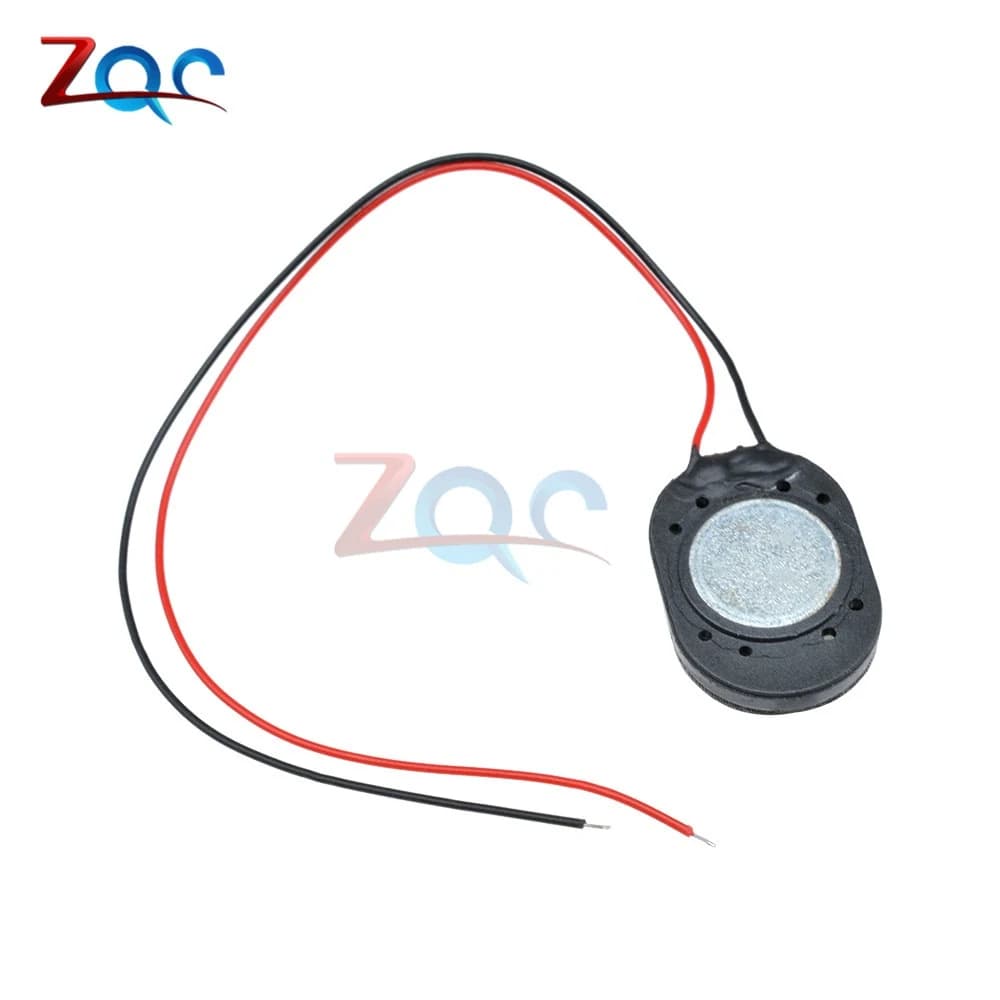 مكبر صوت 4x20mm 1W 8 Ohm Small Trumpet Loud Speaker Module with Wire GYFA0035-005 #CC11 | Speaker Module