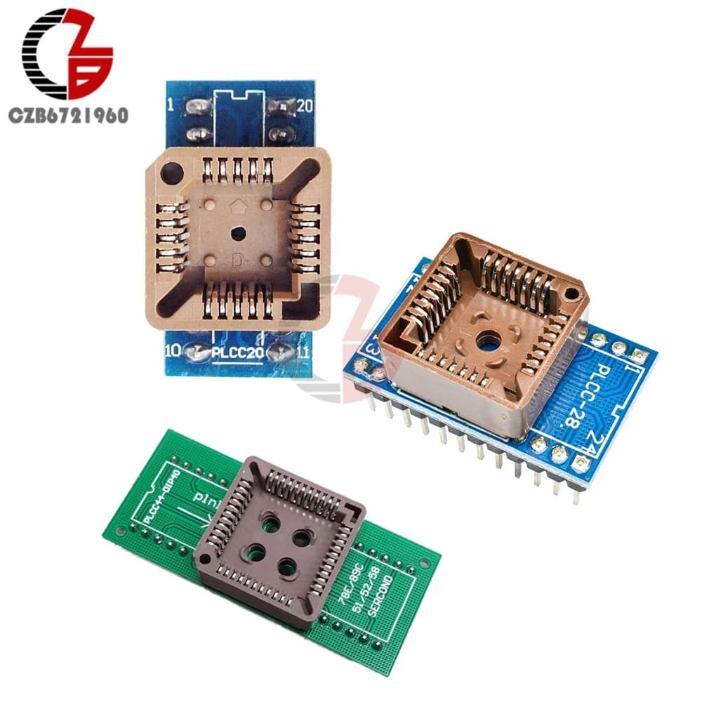 قاعدة برمجة PLCC20 to DIP20 Programmer Adapter Socket IC Universal Converter 11341 | Programmer Adapter Socket