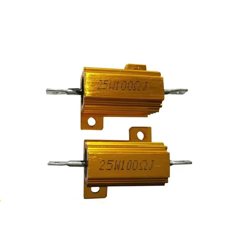 مقاومة غلاف ألومنيوم 4 أوم 50 واط | Aluminum Shell Resistor