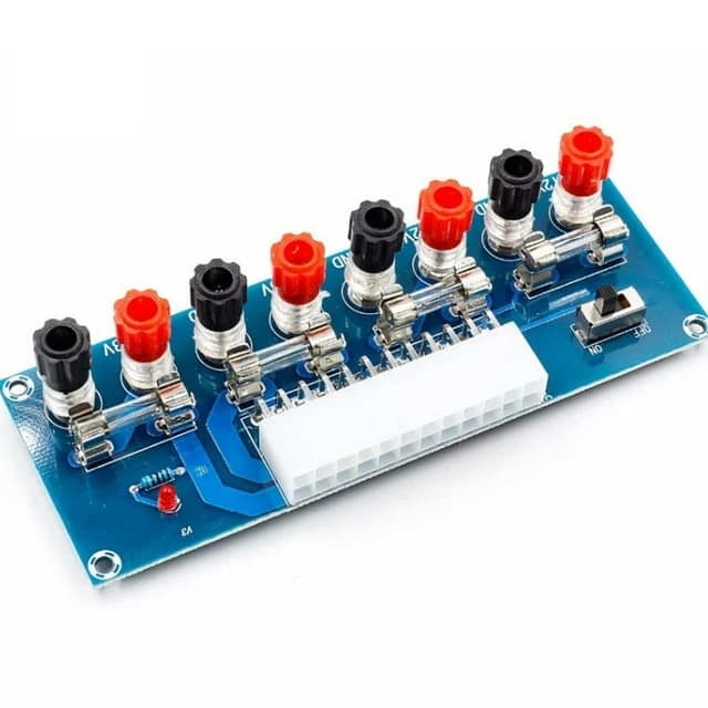 لوحة محول طاقة مزود بامدادات طاقة الكمبيوتر المكتبي | Desktop PC Chassis ATX Power Adapter Board