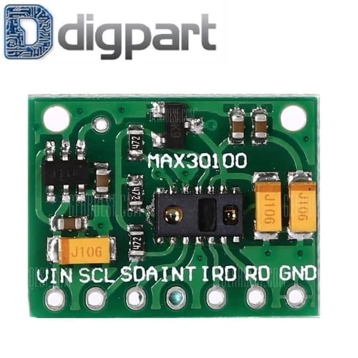 حساس نبضات القلب MAX30100 Heart Rate Click Oximeter Pulse Sensor #X4 011793 | Pulse Oximeter Sensor