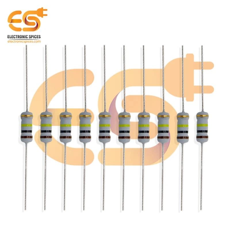 مقاومة كهربائية 2 واط بنسبة تفاوت ±5% - حزمة قطعتين | 2W Resistor
