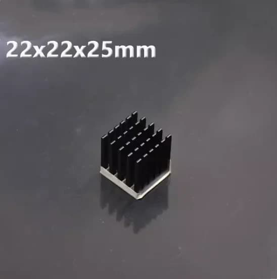 مشتت حراري ألومنيوم 22x22x25MM X-HX0171A | Aluminum Heatsink