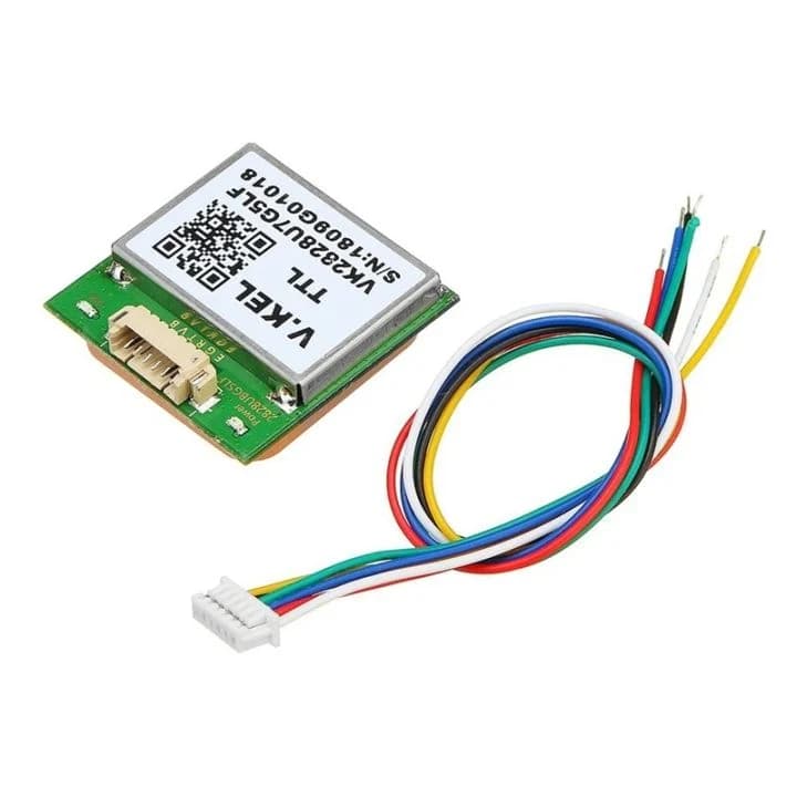 مستشعر تحديد الموقع مع هوائي VK2828U7G5LF TTL 1-10Hz مع فلاش 12267 | GPS Module with Antenna