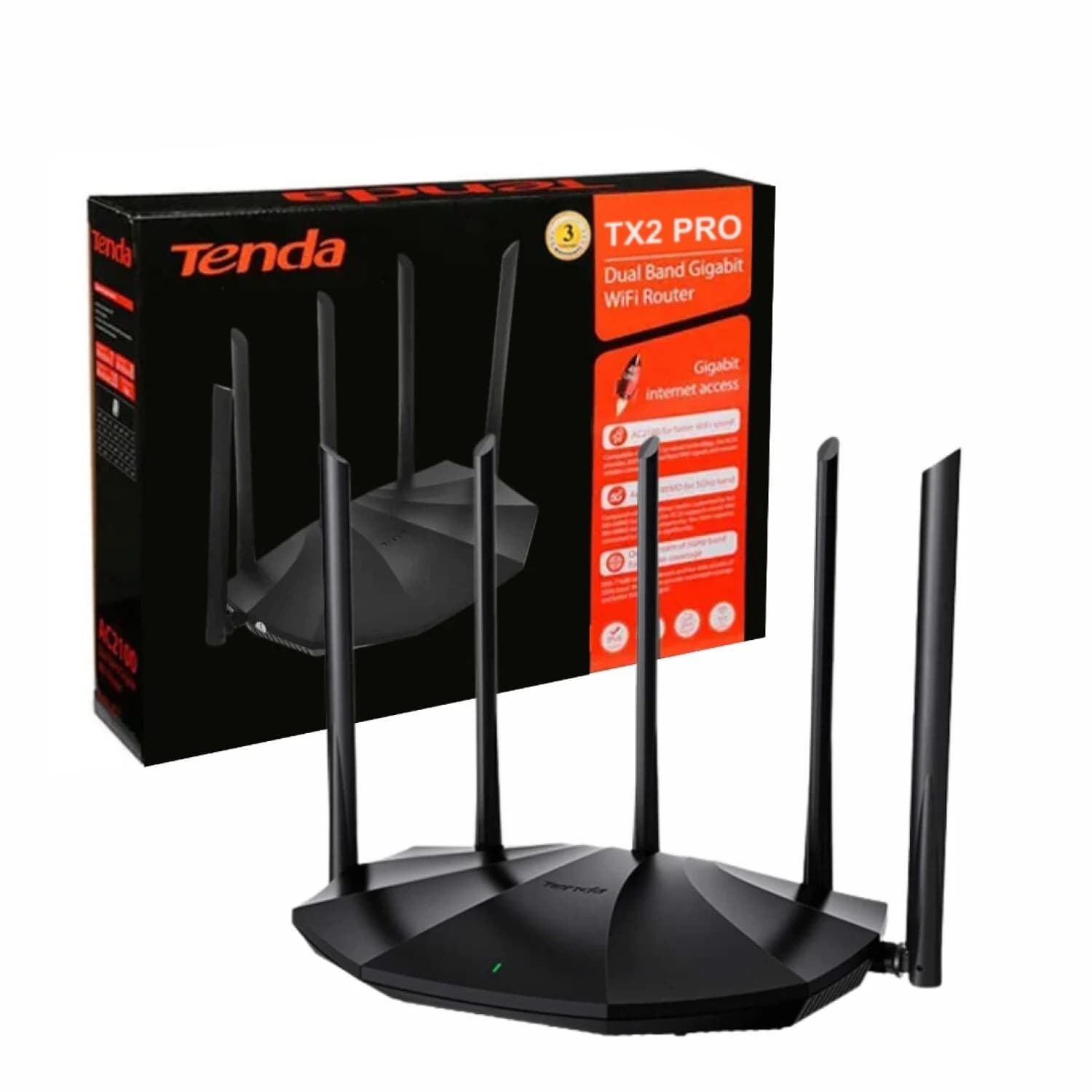 راوتر واي فاي 6 جيجابت تيندا TX2 | WiFi 6 Router