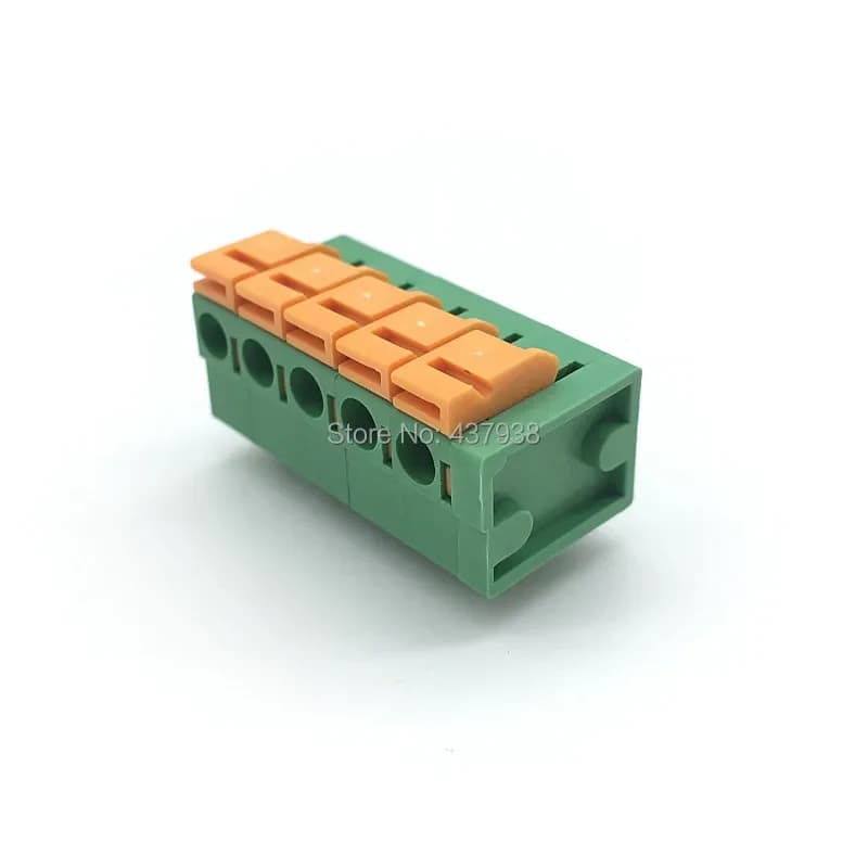 طرف توصيل زنبركي للوحات الدوائر المطبوعة 7P KF142R 5.08mm | PCB Spring Terminal Block
